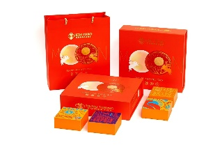 兴唐月饼 纯豆沙150g×4个 红色礼盒