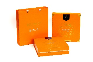 兴唐月饼 蛋黄豆沙150g×4个 橙色礼盒